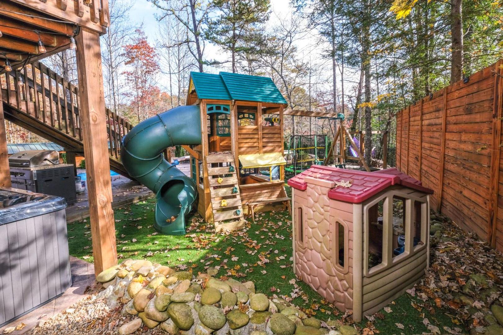 Pitter Patter Swimming Pool Ht Near D'Town Villa Gatlinburg Bagian luar foto